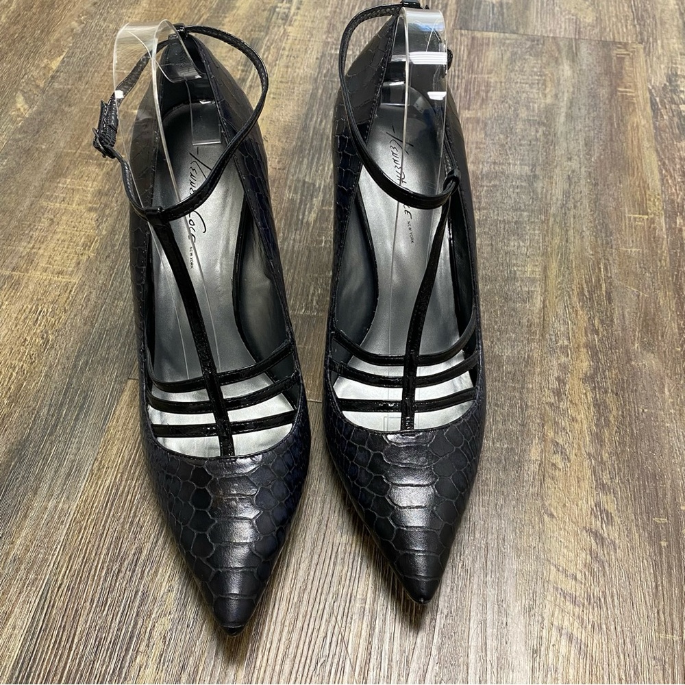 Kenneth Cole‎ Black Textured Women's Heels Size 9.5M